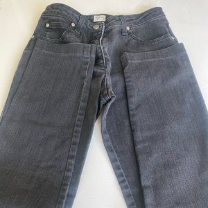 Armani Collezioni  grey stone wached highwaist jeans . skinny jeans Italy S.